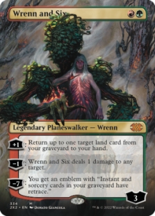メーカー直売 - 人気ランキング Wrenn And MTG Gathering The Magic: M/NM (borderless) Six マジック：ザ・ギャザリング