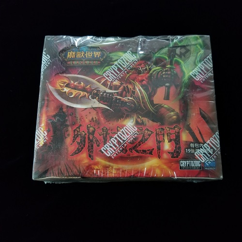 Worlds Of Warcraft World Of Warcraft TCG: Fires Of Outland Booster Packs  (T-Chinese) - 5 Sealed Packs, 1st Edition Fires Of Outland Sealed Packs