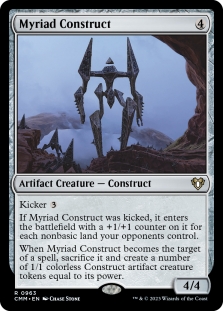 Myriad Construct (commander Deck) X4 M/NM Magic MTG Commander Masters | eBay