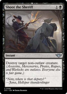 MTG Shoot the Sheriff 2枚セット Shoot The Sheriff X4 M/NM Magic: The Gathering MTG Outlaws Of