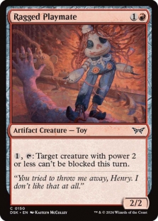 Ragged Playmate X4 M/NM Magic: The Gathering MTG Duskmourn: House Of Horror