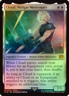 MTG【Foil】クラウドのバスターソード/Cloud's Buster Swo FOIL】【日】クラウドのバスターソード/Cloud's Buster Sword