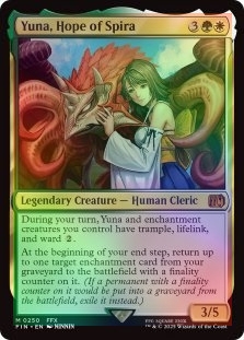Foil Yuna, Hope Of Spira M/NM Magic: The Gathering MTG Final