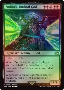 Foil Zodiark, Umbral God X4 M/NM Magic: The Gathering MTG Final