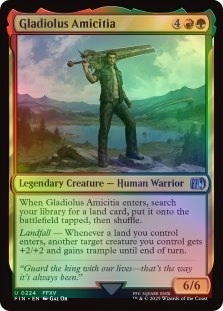 Foil Gladiolus Amicitia X4 M/NM Magic: The Gathering MTG Final Fantasy | eBay Foil Gladiolus Amicitia X4 M/NM Magic: The Gathering MTG Final Fantasy | eBay
