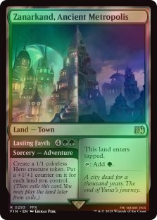 MTG 風景の変容 foil MTG《風景の変容/Scapeshift》 ボーダーレス スペシャルゲスト