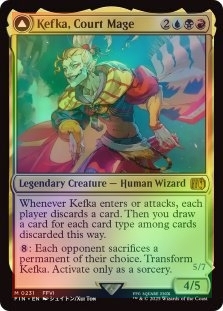 Foil Kefka, Court Mage M/NM Magic: The Gathering MTG Final