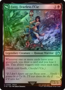 vanille final fantasy mtg Vanille, Cheerful l'Cie (#392) (borderless)