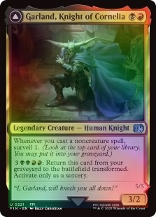garland mtg card Garland, Knight of Cornelia // Chaos, the Endless [486] [Extended Art] [FINAL FANTASY] [Foil]  Face to Face Games FOIL GARLAND, KNIGHT OF CORNELIA