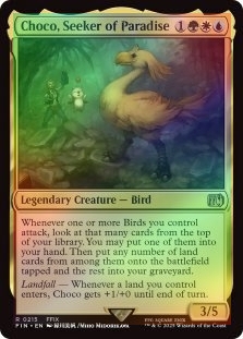 Foil Choco, Seeker Of Paradise X4 M/NM Magic: The Gathering MTG