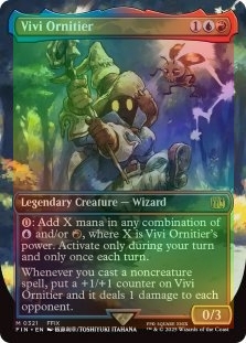 Foil Vivi Ornitier (borderless) M/NM Magic: The Gathering MTG