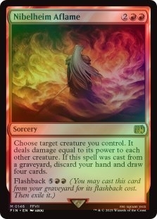 MTG FF 燃え上がるニブルヘイム プレリリース 箔押しFoil 未開封 MTG