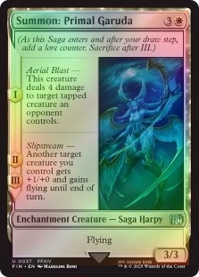 Foil Summon: Shiva X4 M/NM Magic: The Gathering MTG Final Fantasy