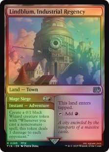 MTG foil 城塞の包囲 断ち割る尖塔 (Rupture Spire) · Commander Legends (CMR) #355