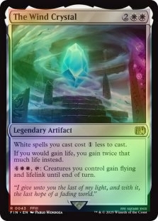 Foil The Wind Crystal X4 M/NM Magic: The Gathering MTG Final