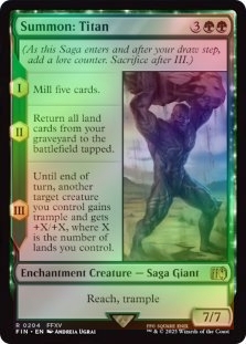 Foil Summon: Anima X4 M/NM Magic: The Gathering MTG Final Fantasy