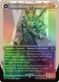 Foil Joshua, Phoenix's Dominant (borderless) M/NM Magic MTG Final