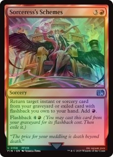 Foil Sorceress's Schemes X4 M/NM Magic: The Gathering MTG