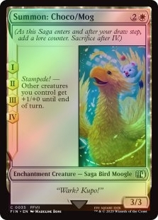 final fantasy mtg fat chocobo Magic The Gathering - Universes Beyond - - Summon IV Kerplunk Creatures you control gain trample until end of turn. Summon: Fat Chocobo [371] [Borderless]
