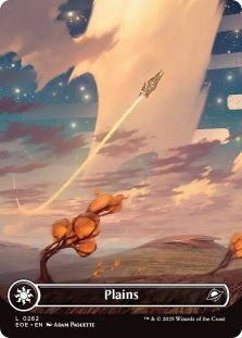 Plains (262) (full Art) X4 M/NM Magic: The Gathering MTG