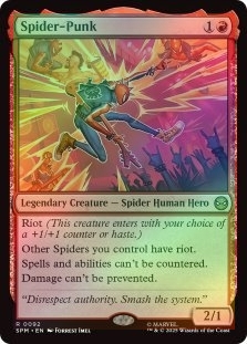 Foil Spectacular Spider-man (borderless) (014) M/NM MTG Marvel's