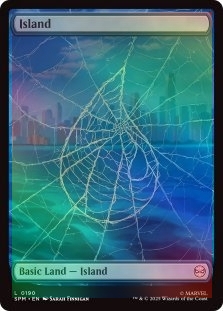 Foil Forest (full Art) (193) X4 M/NM Magic MTG Marvel's Spider-man