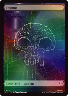 Foil Forest (full Art) (193) X4 M/NM Magic MTG Marvel's Spider-man