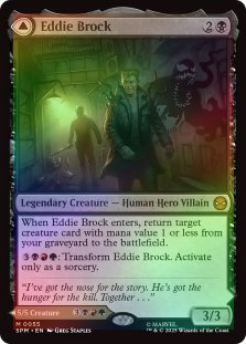 MTG エディ・ブロック/Eddie Brock foil Eddie Brock, Marvel Spider-Man:Foil (SPM) Price History