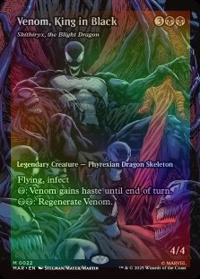 Foil Venom, King In Black (skithiryx, The Blight Dragon