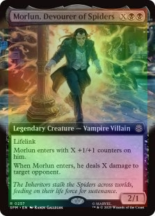 Foil Morlun, Devourer Of Spiders (extended Art) X4 M/NM MTG