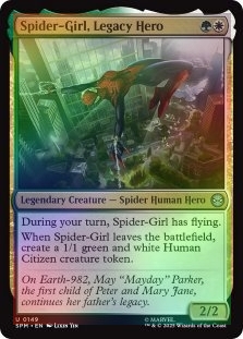 Foil Spider-man, Web-slinger X4 M/NM Magic MTG Marvel's Spider-man