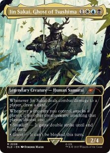 マジック：ザ・ギャザリング ghost of tsushima mtg Jin Sakai, Ghost Of Tsushima M/NM Magic: The Gathering MTG Secret