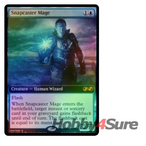 Foil Snapcaster Mage M/NM Magic: The Gathering MTG Ultimate Masters: Box Topper - Picture 1 of 1